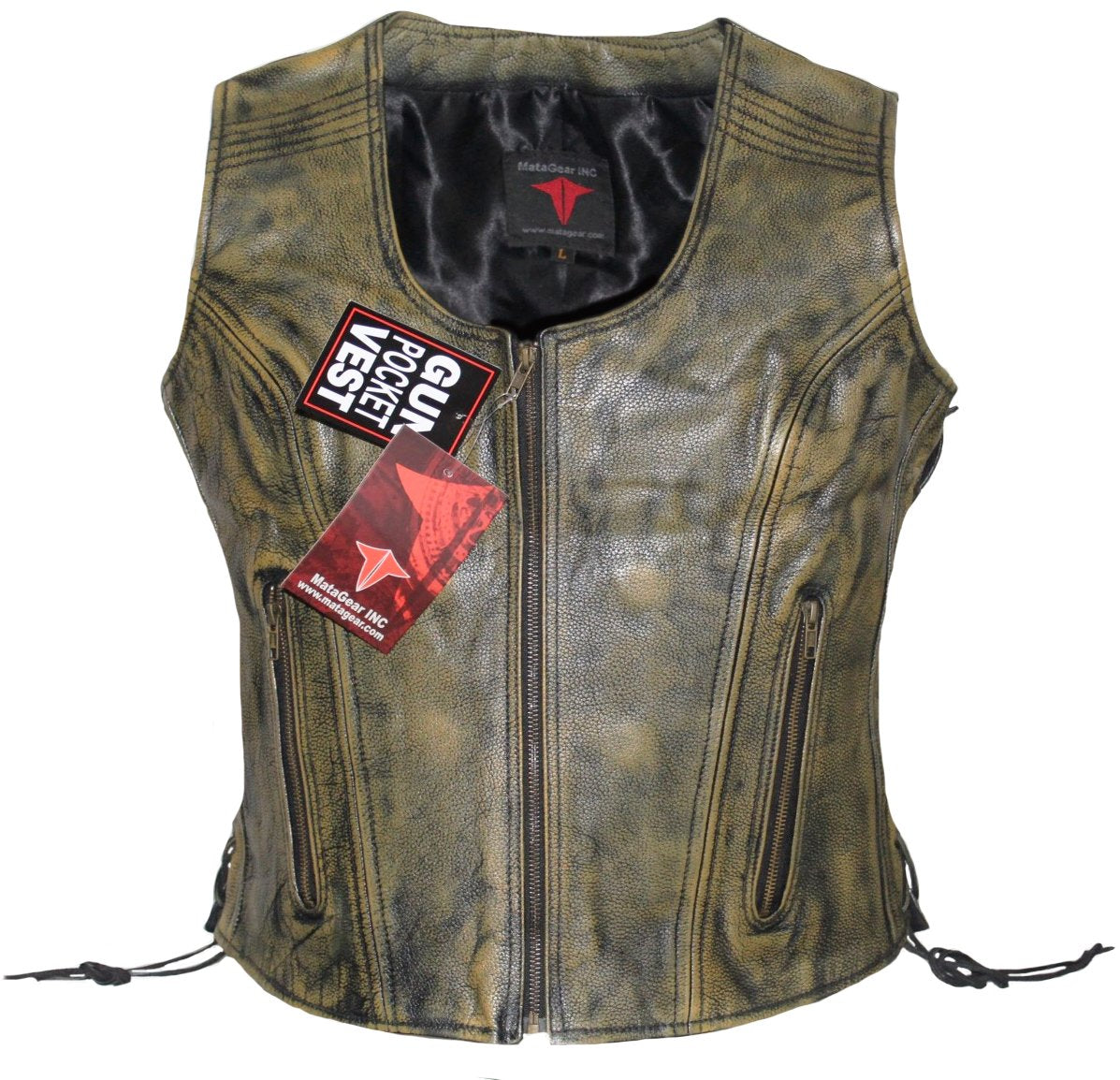 MG469 Motorcycle Ladies Vest image 4
