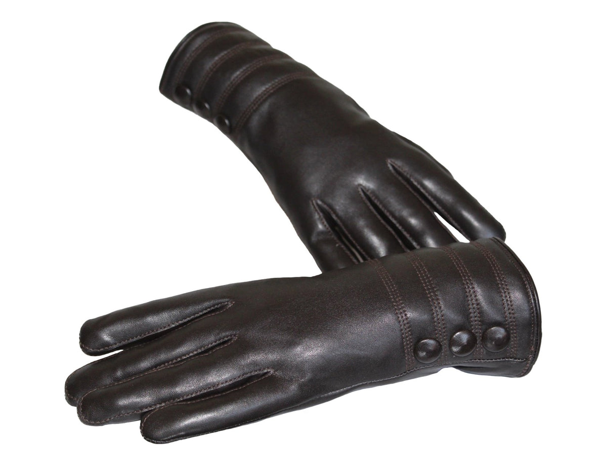 MG241 Motorcycle Brown Gloves image 0