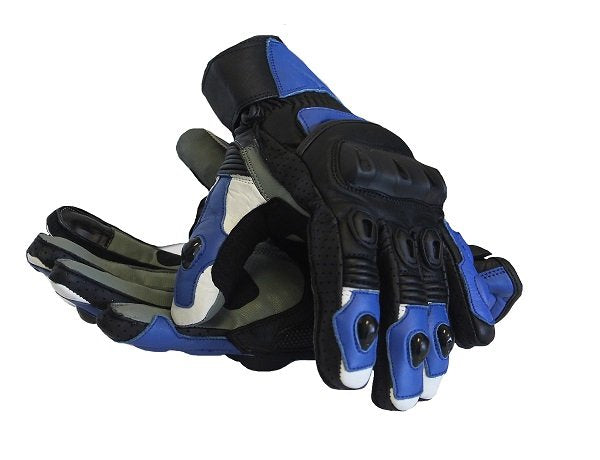 MG251 TPU Motorcycle Blue Gloves image 0