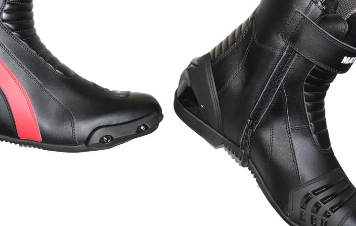 MOTORCYCLE NEW RIDING 6015 RED CE RATED SHOES/BOOTS image 8