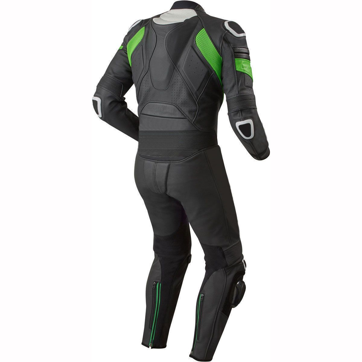 Matagear MG375 One Piece Motorcycle Riding Black Track Leather Suit image 1