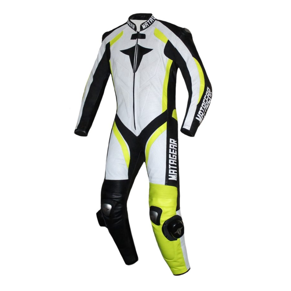 Matagear MG399 One Piece Motorcycle Riding Kangaroo Leather Monterrey Suit image 0