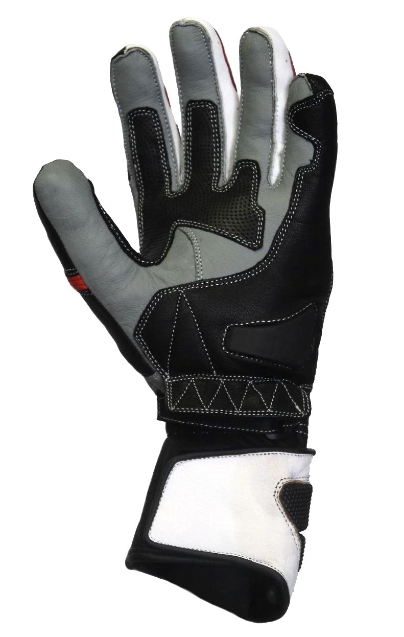 Red MG257 Pro TPR Motorcycle Gloves image 1