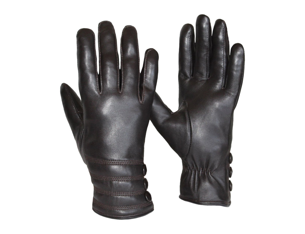 MG241 Motorcycle Brown Gloves image 2