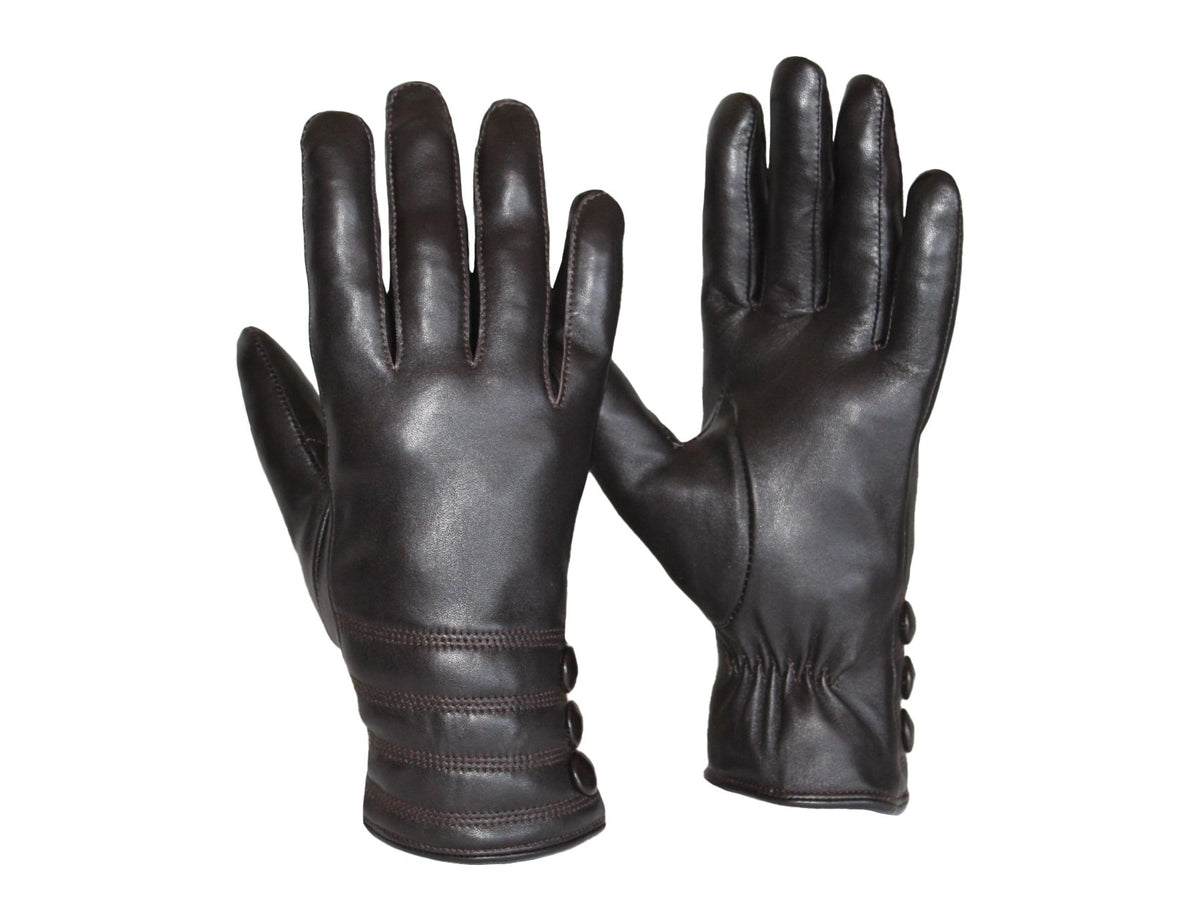 MG241 Motorcycle Brown Gloves image 2