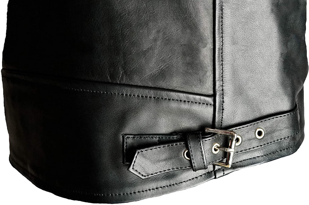 MG108 Motorcycle Leather Jacket image 3