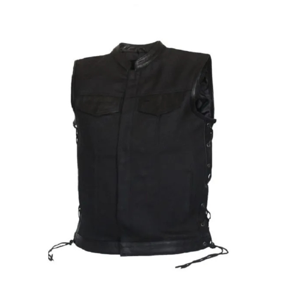 MG405 AIRTEX Motorcycle Vest with Laces image 0