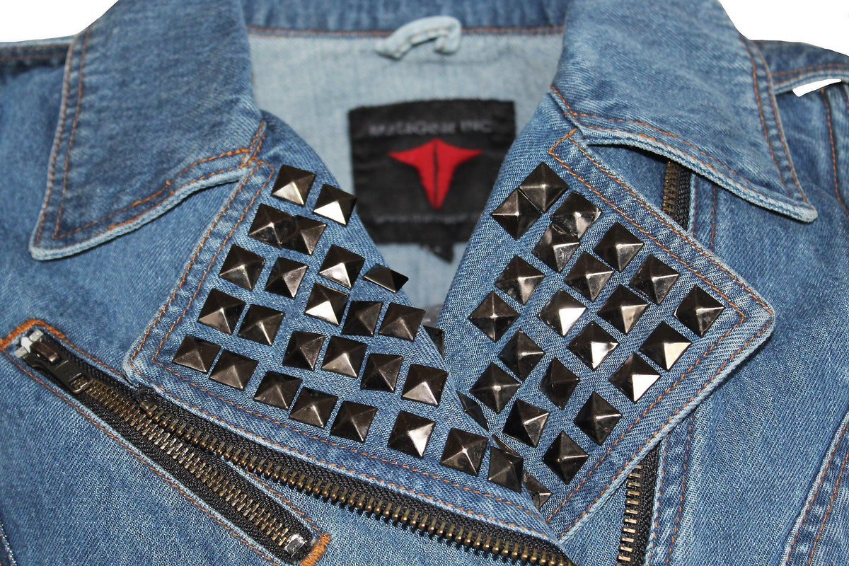 MG473BL Motorcycle Women Vest image 3