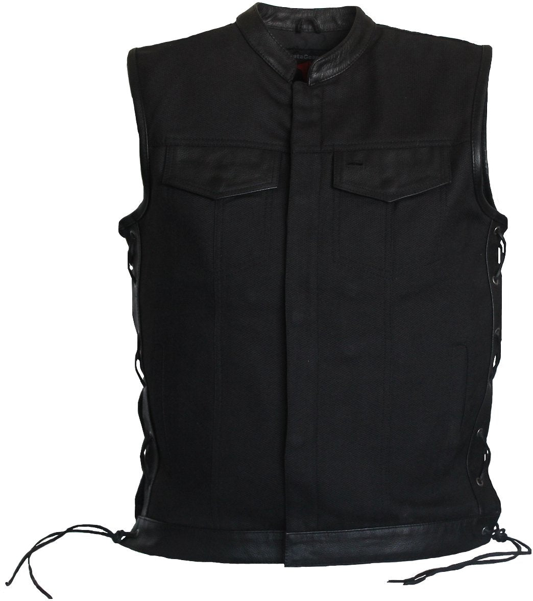 MG405 AIRTEX Motorcycle Vest with Laces image 1