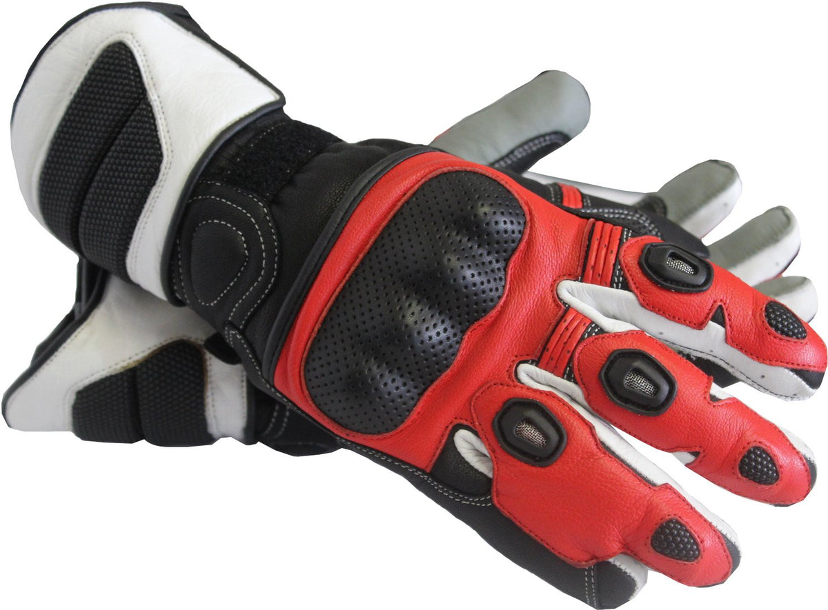 Red MG257 Pro TPR Motorcycle Gloves image 5