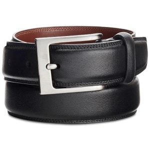 MG1010 Black Leather Belt