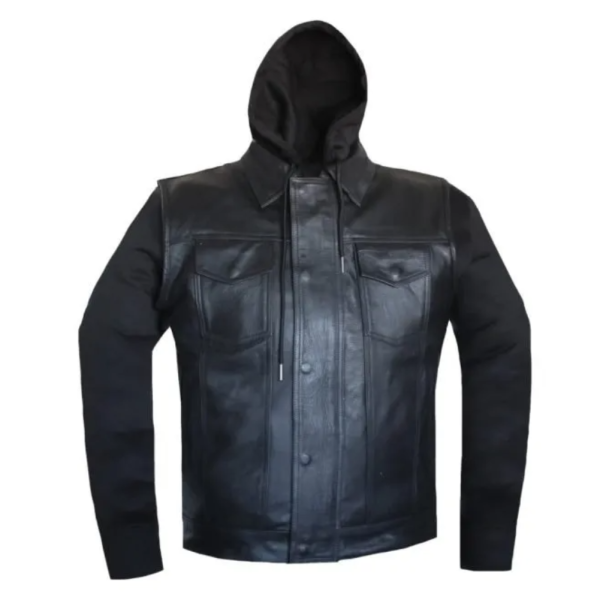 MG327 Motorcycle Removable Hood Club Vest