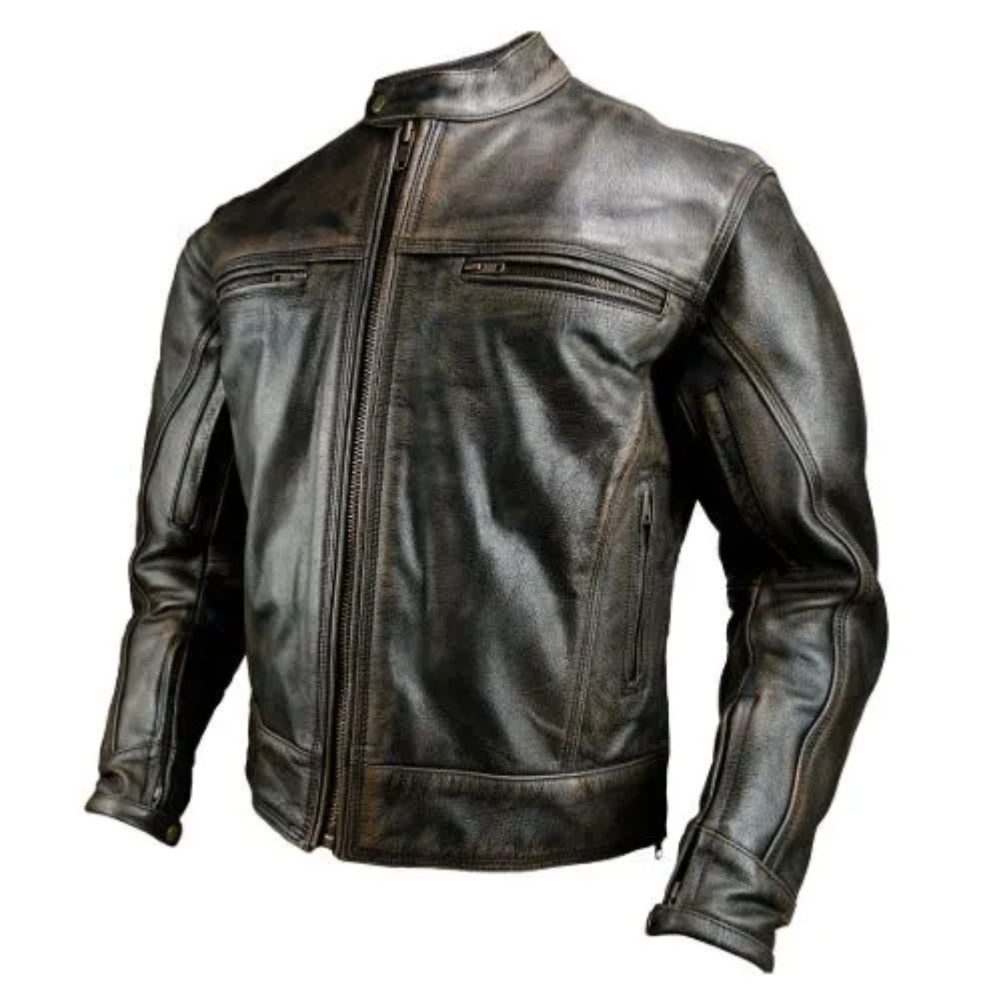 MG102 Motorcycle leather  Jacket