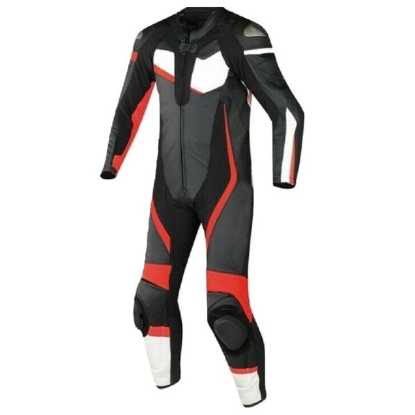 Matagear MG365 Motorcycle Race Red Black Riding Leather Suit CE Approved Protection